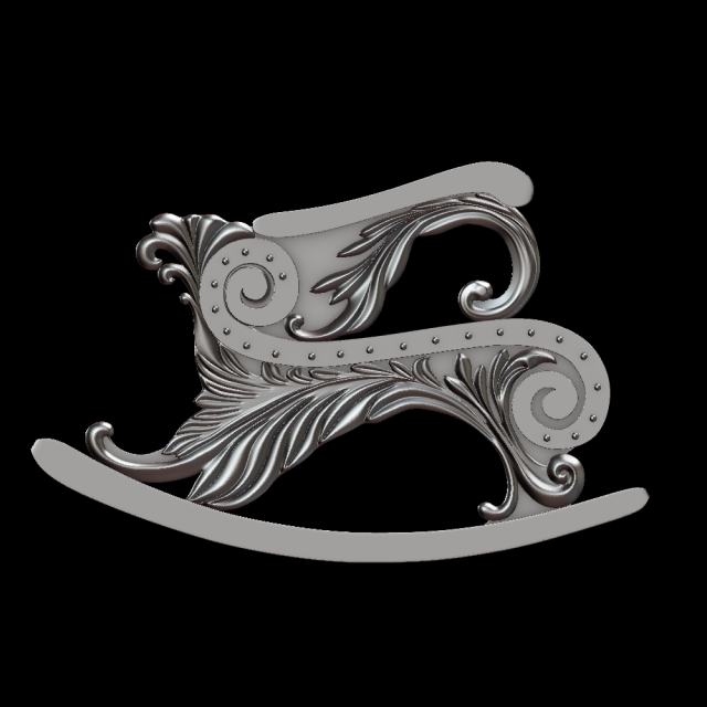 armchair 3D 打印模型 .c4d .max .obj .3ds .fbx .stl .blend