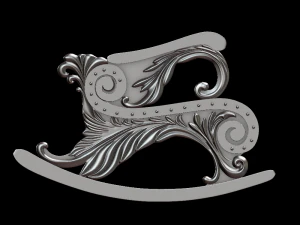 肘掛け椅子 3Dプリントモデル