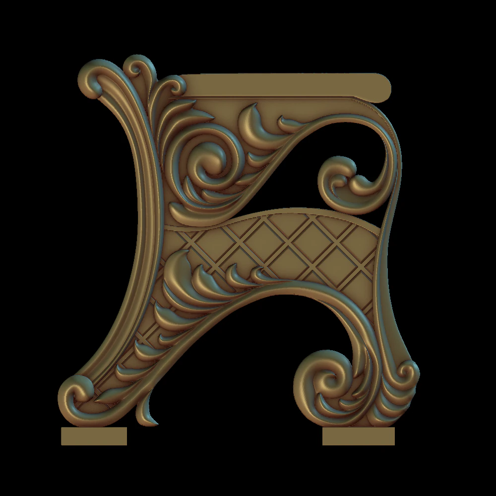 armchair 3D Print Model .c4d .max .obj .3ds .fbx .stl .blend 