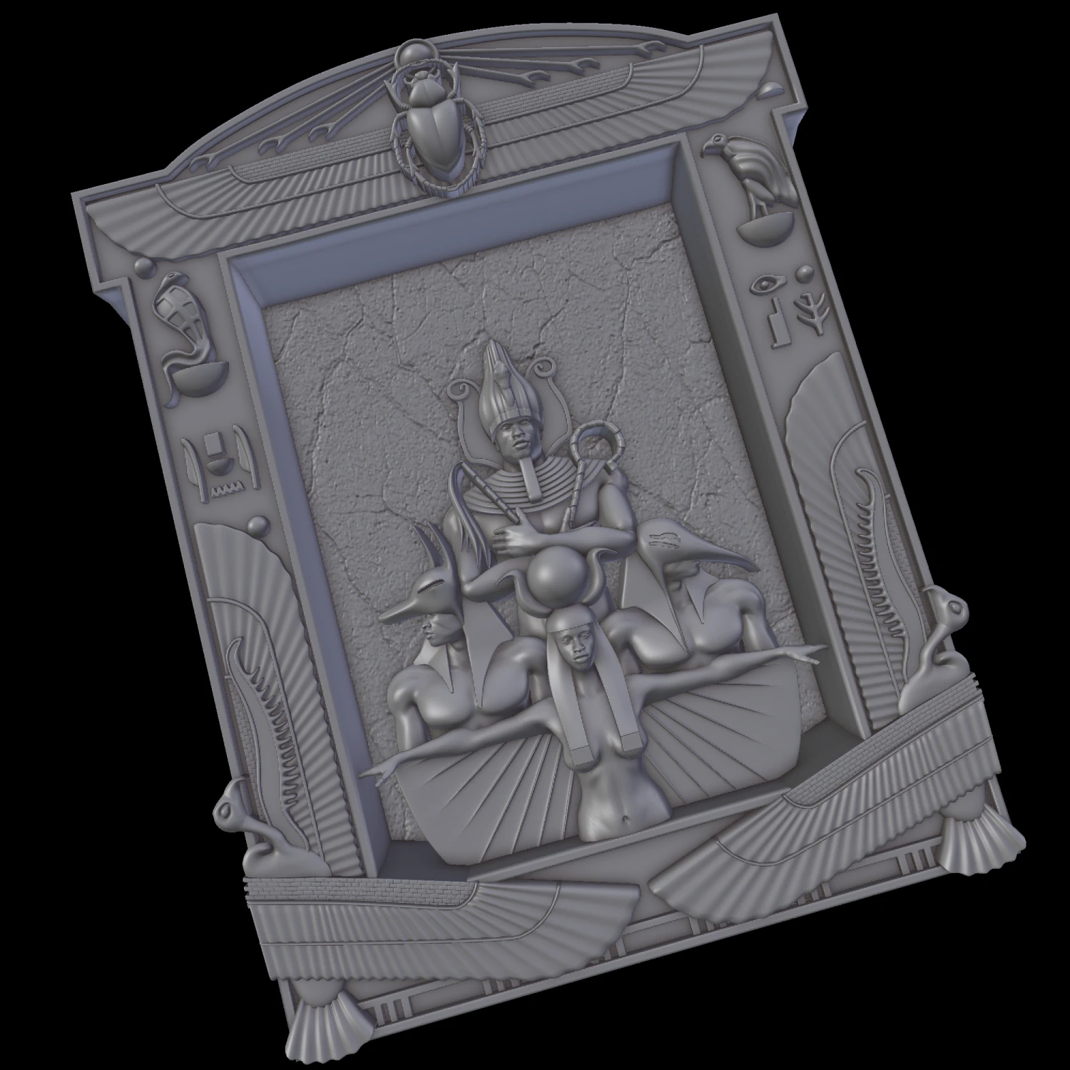 egipet 4 3D Print Model .c4d .max .obj .3ds .fbx .stl .blend 
