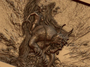 dragon 3D Print Model