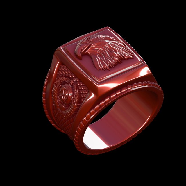 ring Model Cetak 3D .c4d .max .obj .3ds .fbx .stl .blend
