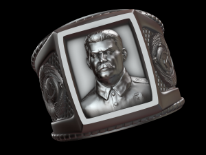 ring stalin 3Dプリントモデル