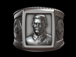 ring stalin 3Dプリントモデル