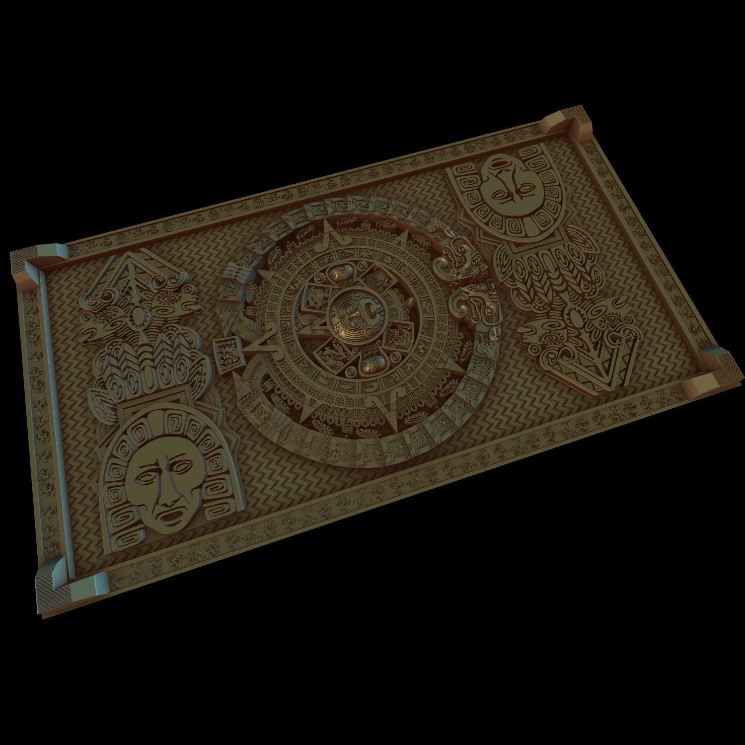 backgamon ind totem 3D Print Model .c4d .max .obj .3ds .fbx .stl .blend
