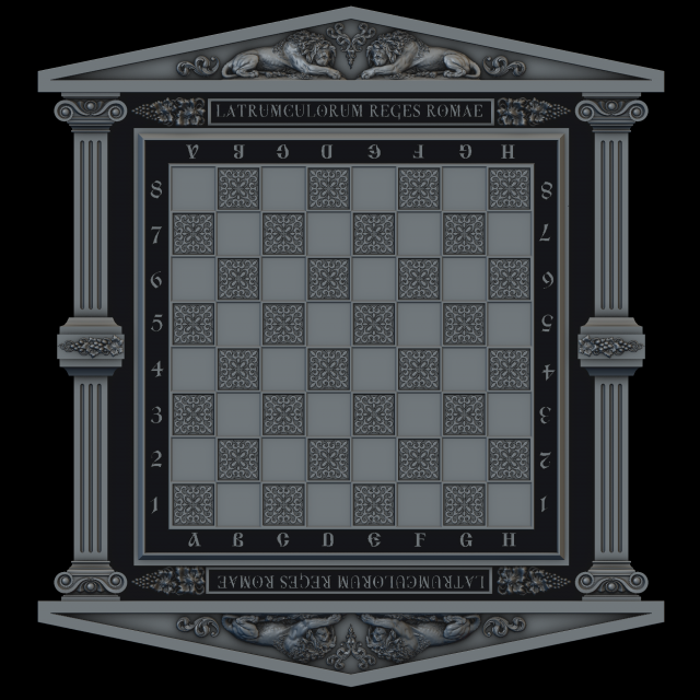 chess l Model Cetak 3D .c4d .max .obj .3ds .fbx .stl .blend 