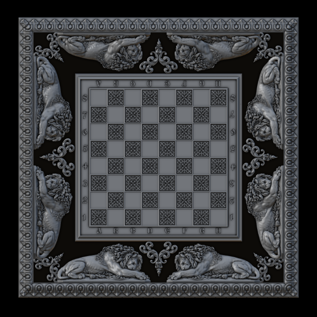 chess leo 3D Print Model .c4d .max .obj .3ds .fbx .stl .blend