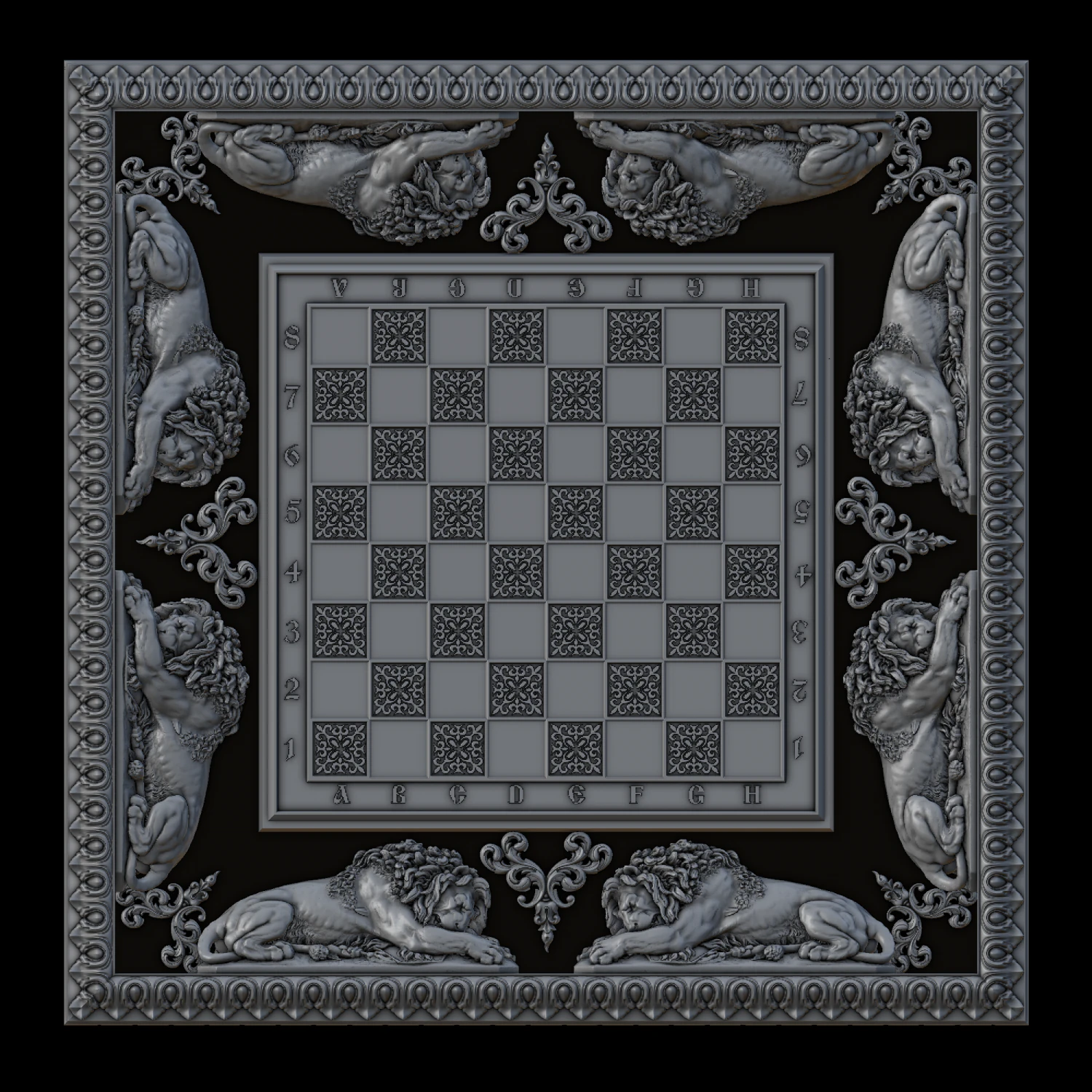 chess leo 3D Print Model .c4d .max .obj .3ds .fbx .stl .blend 