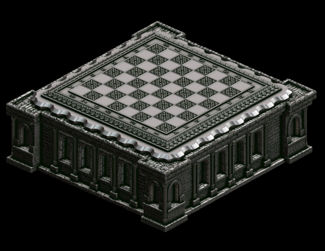 chess 3Dプリントモデル .c4d .max .obj .3ds .fbx .stl .blend 