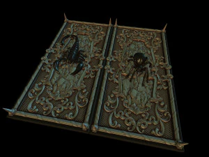 backgammon project spider with scorpion 3D Print Model