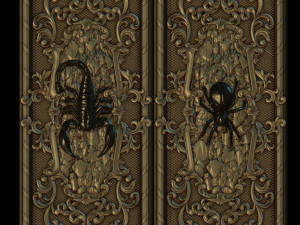 backgammon project spider with scorpion Modelo de Impressão 3D