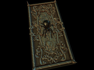 backgammon project spider with scorpion Modelo de Impressão 3D