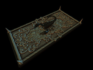 backgammon project spider with scorpion Modelo de Impressão 3D