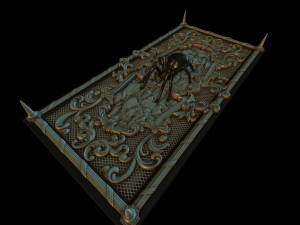backgammon project spider with scorpion Modelo de Impressão 3D