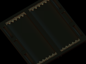 backgammon project spider with scorpion Modelo de Impressão 3D