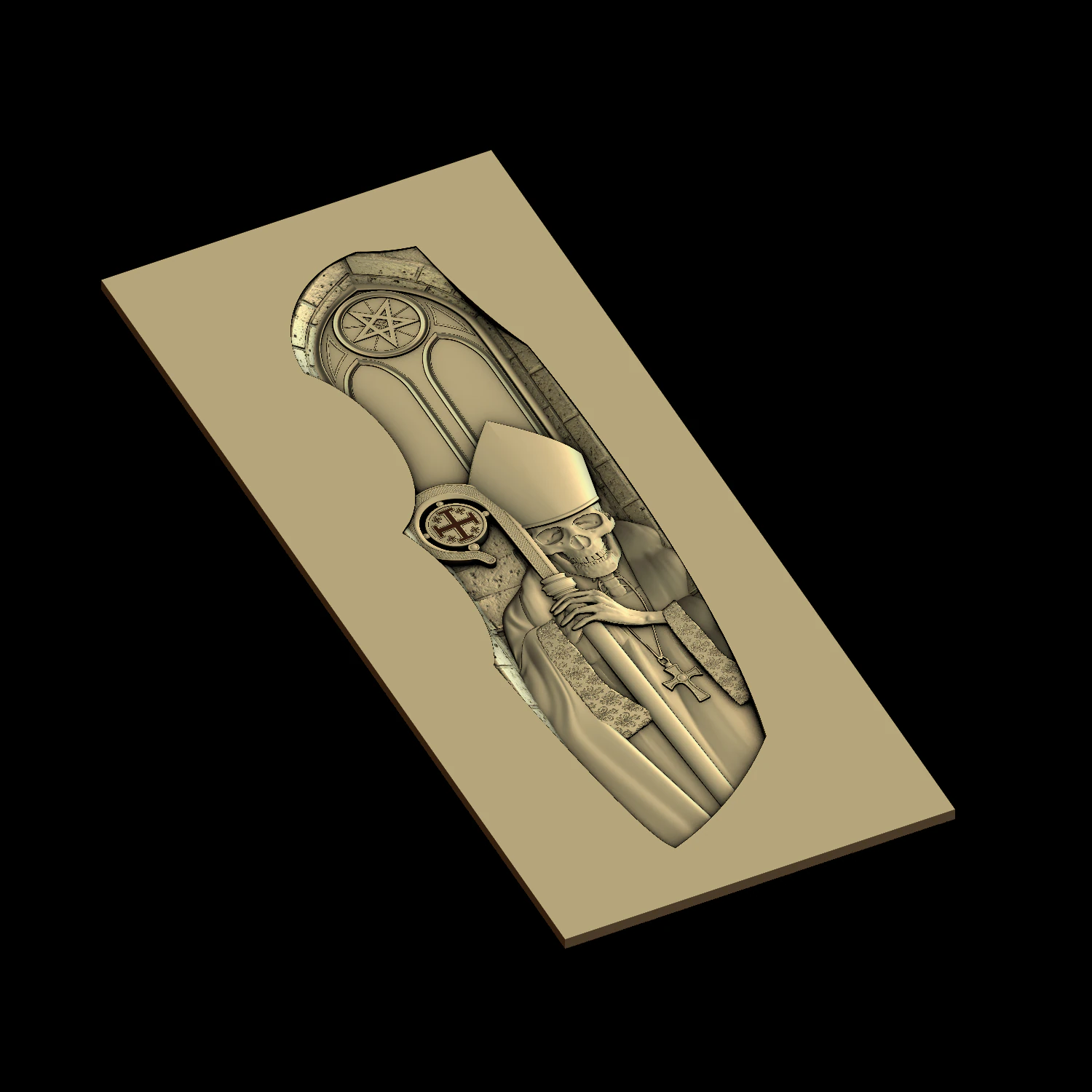 the basis of the handle of the knife 3D Print Model .c4d .max .obj .3ds .fbx .stl .blend 