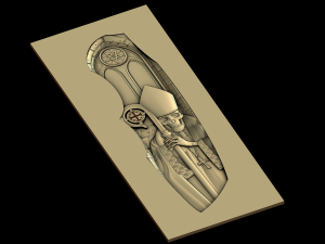 the basis of the handle of the knife 3Dプリントモデル