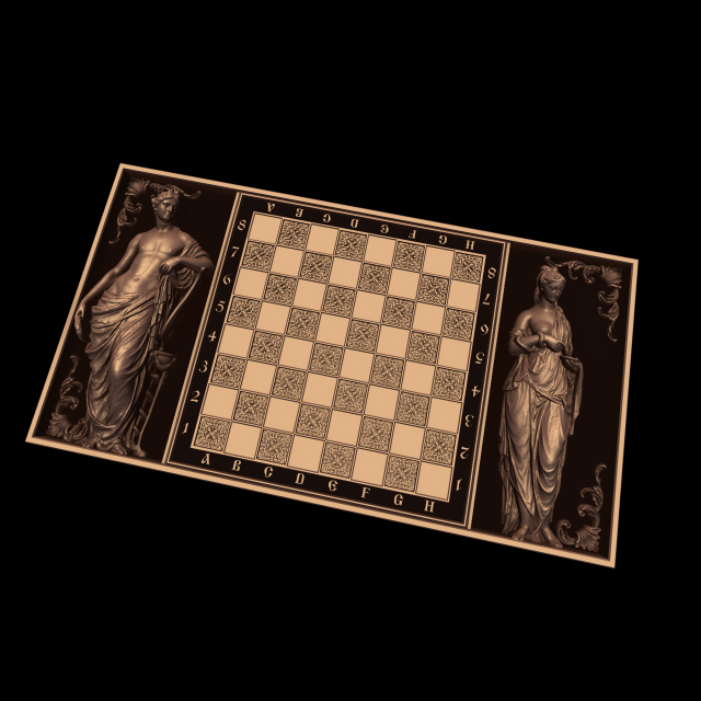 chess 5 3D-Druckmodell .c4d .max .obj .3ds .fbx .stl .blend 