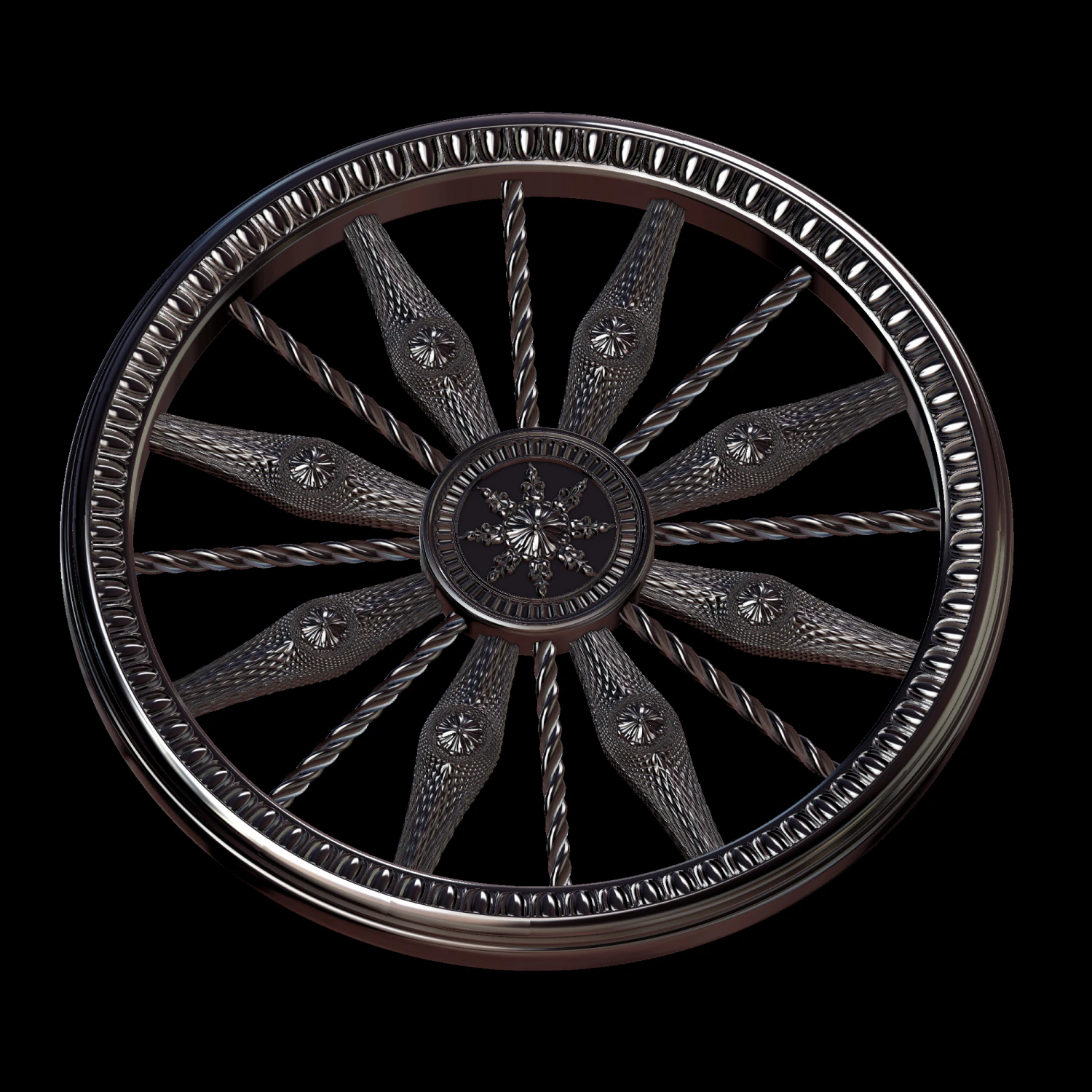 wheel of fortune 3D Print Model .c4d .max .obj .3ds .fbx .stl .blend