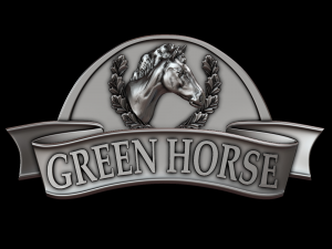 green horse Modèles 3D en vedette