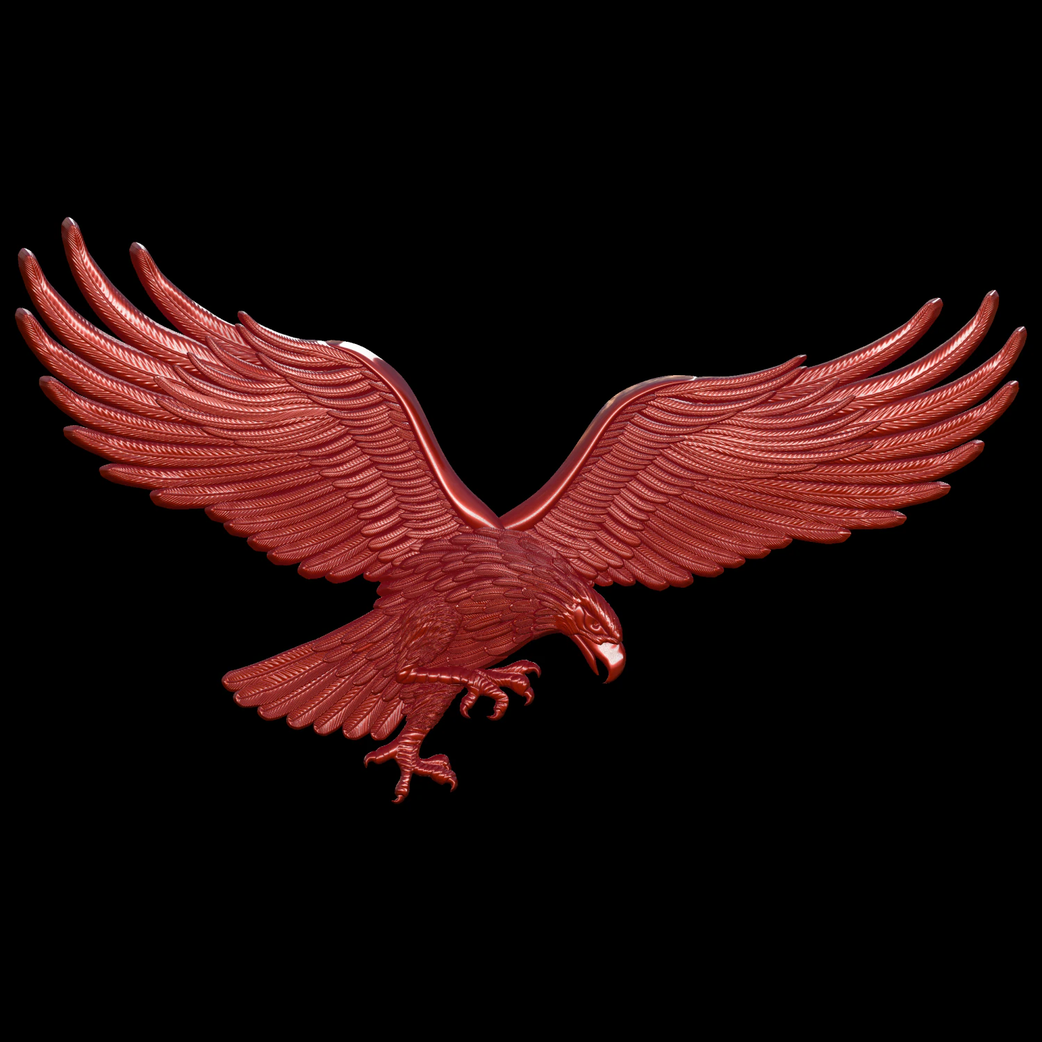 Eagle 3D Print Model .c4d .max .obj .3ds .fbx .stl .blend 
