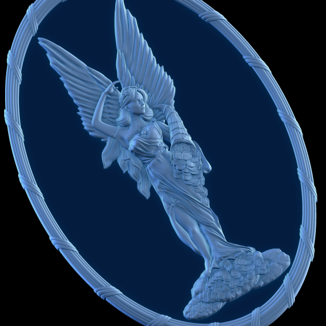 fortuna Modelo de impresión 3D .c4d .max .obj .3ds .fbx .stl .blend 