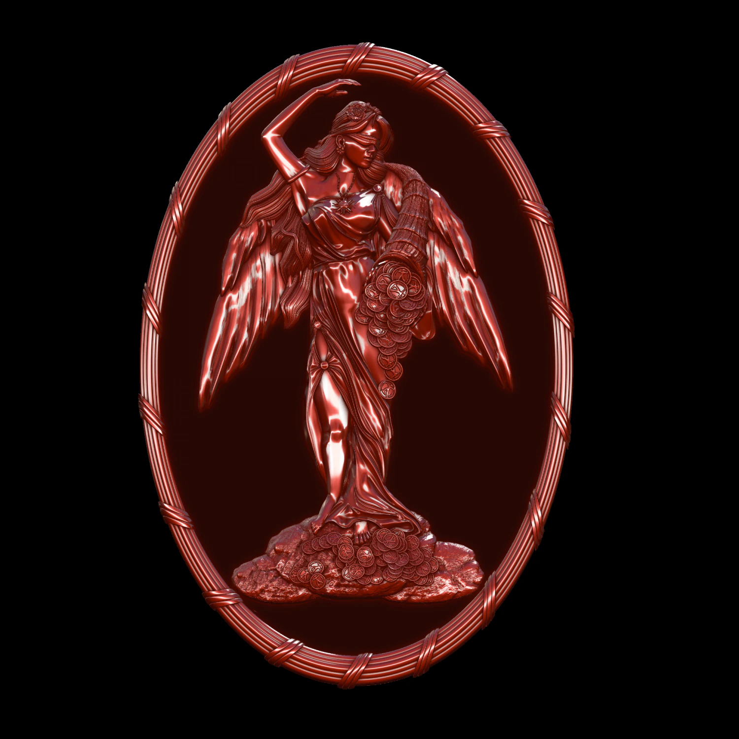 fortuna v2 3D Print Model .c4d .max .obj .3ds .fbx .stl .blend 