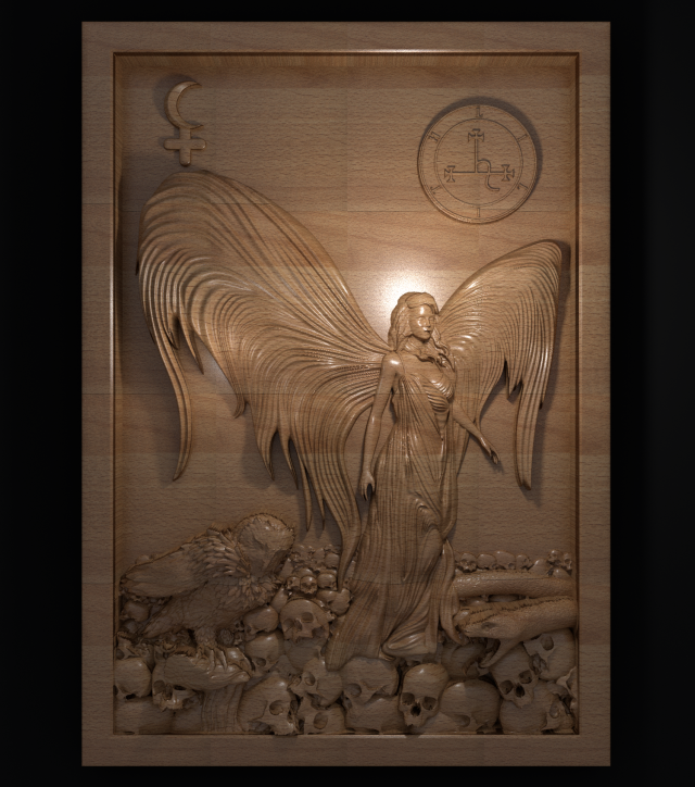 lilith 3D 打印模型 .c4d .max .obj .3ds .fbx .stl .blend
