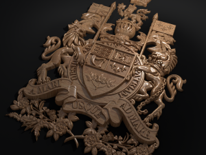 coat of arms of canada 3D Print Model