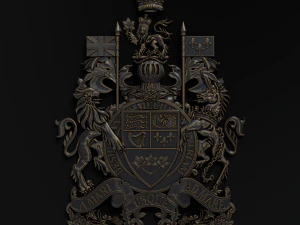 coat of arms of canada 3D Print Model