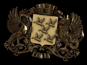 coat of arms of cheboksary 3D Print Model