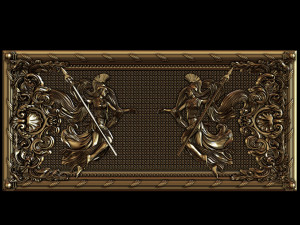 the backgamon a chick with a spear Modèles 3D en vedette