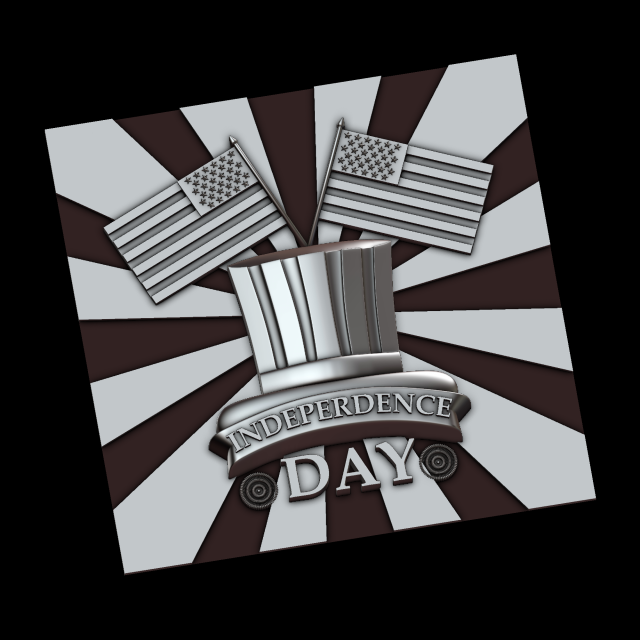 indeperdence 3D Baskı Modeli .c4d .max .obj .3ds .fbx .stl .blend