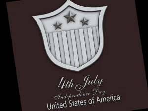 indipendenza 4 luglio giorno dell'indipendenza Modello di stampa 3D