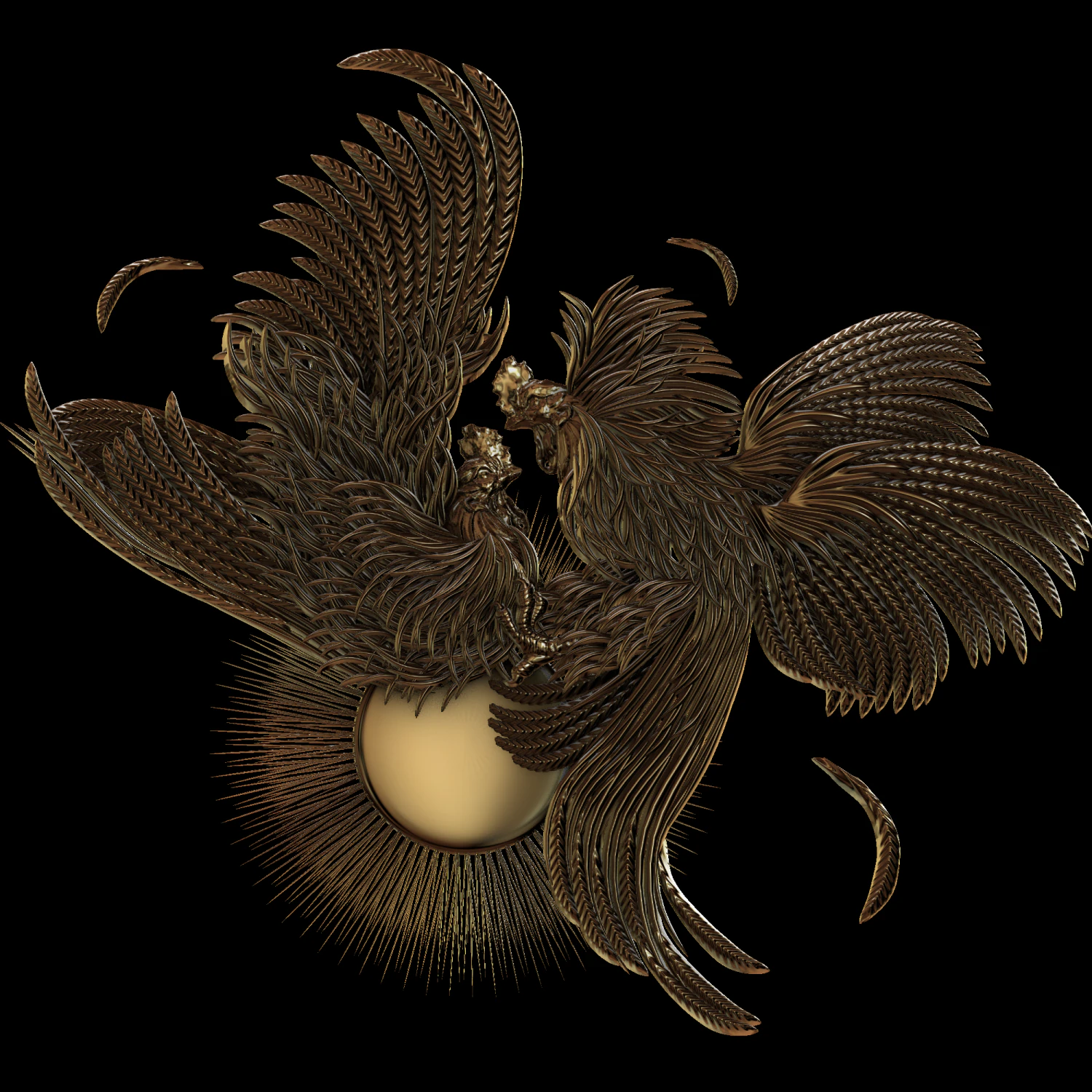 rooster project 3D Print Model .c4d .max .obj .3ds .fbx .stl .blend 