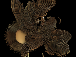rooster project 3D-printmodel