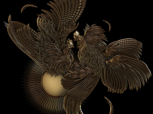rooster project 3D-printmodel