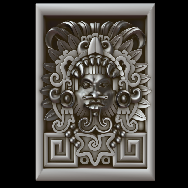 indian face Model do druku 3D .c4d .max .obj .3ds .fbx .stl .blend 