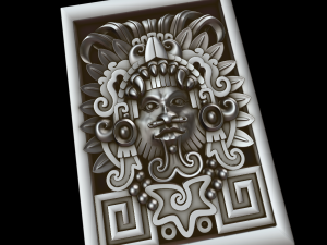 indian face Model do druku 3D