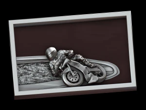 摩托 3D 打印模型