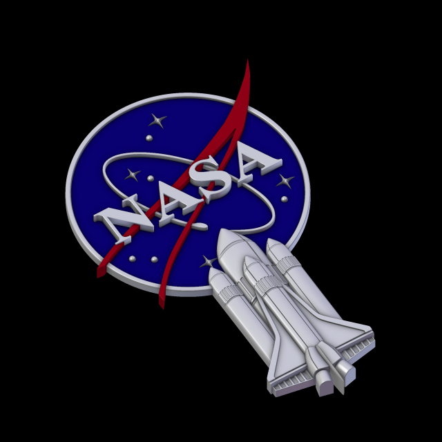 nasa 3D Принт Модель .c4d .max .obj .3ds .fbx .stl .blend 