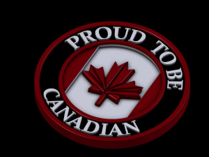 proud to be canadian 3Dプリントモデル