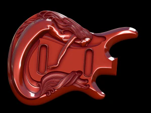 guitar relief 3D Model