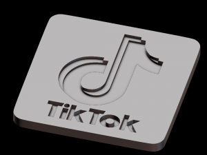 tiktok relief 3Dプリントモデル