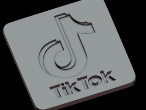 tiktok relief 3D Print Model