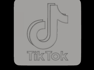 tiktok relief Model Cetak 3D