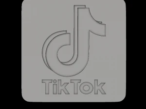 tiktok relief 3D Print Model