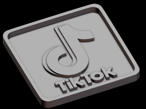 tiktok relief Model Cetak 3D