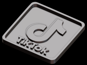 tiktok relief Model Cetak 3D