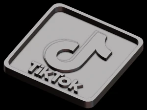 tiktok relief 3D Print Model